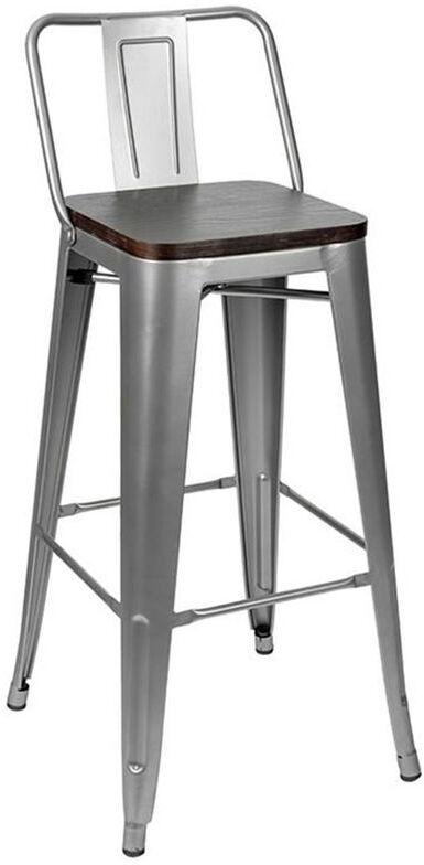

Стул барный Stool Group Tolix Soft серебристый [LF630A GREY 7083+PU7002], Барный стул Stool Group Tolix Soft LF630A GREY 7083+PU7002 серебристый