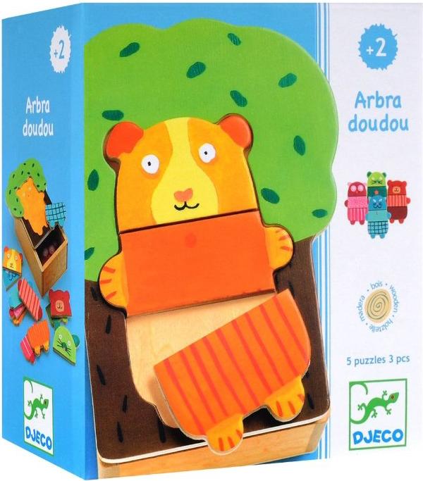 

Пазл Djeco Деревянные зверюшки [01681], Деревянные зверюшки