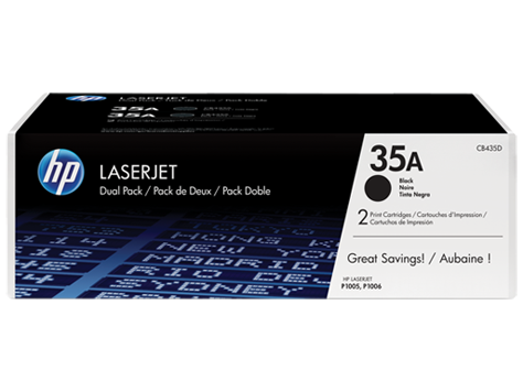 

Картридж для принтера HP 35A (CB435AD) 2 шт., 35A 2 шт.