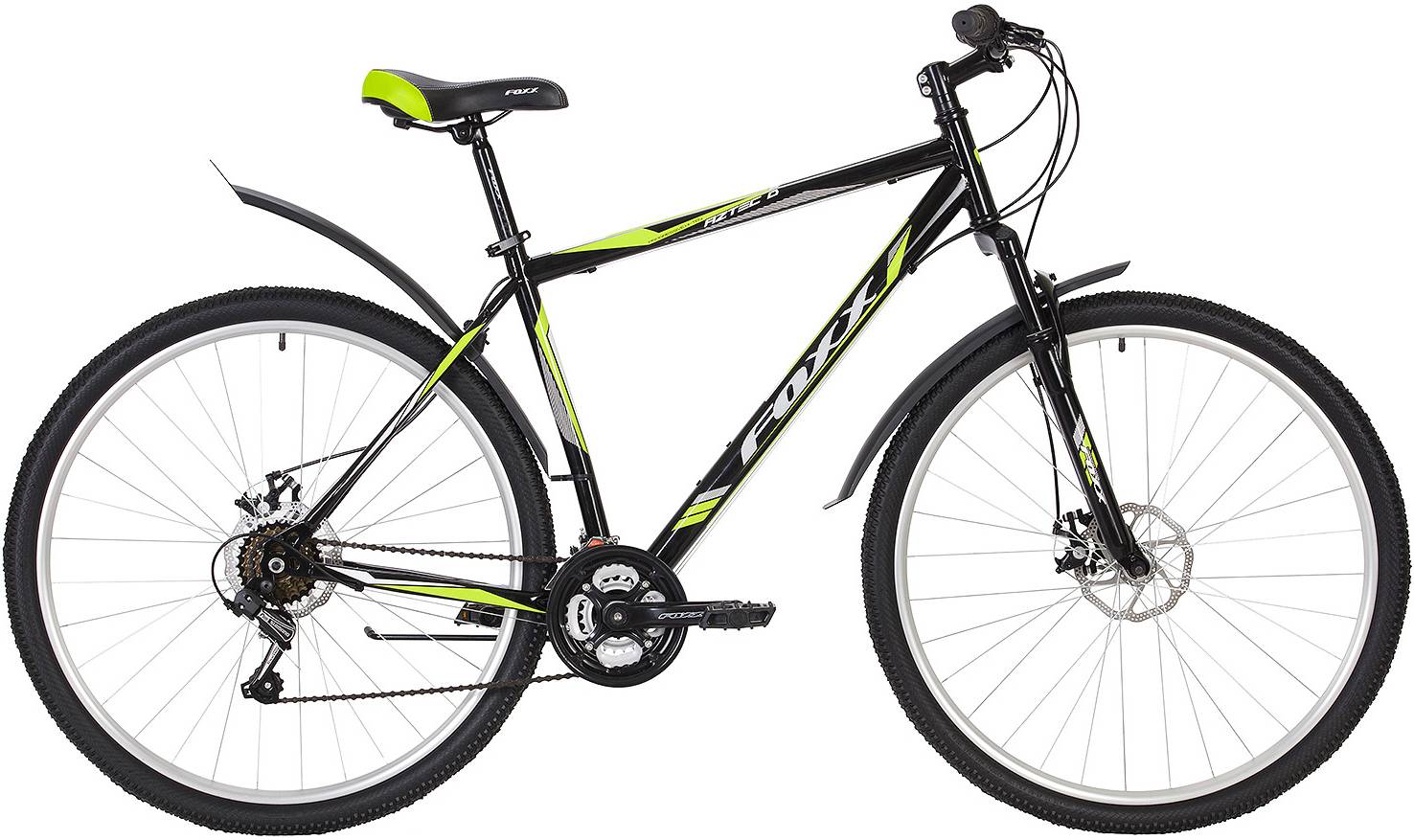 

Велосипед Foxx Aztec 27.5'' D рама 20 дюймов черный [27SHD.AZTECD.20BK0], Aztec 27.5 D 20