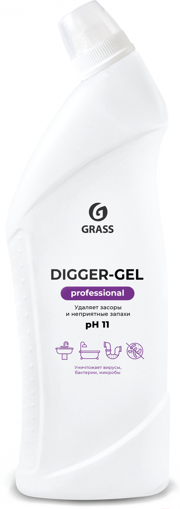 

Средство для прочистки канализационных труб Grass Digger-gel Professional (125569)