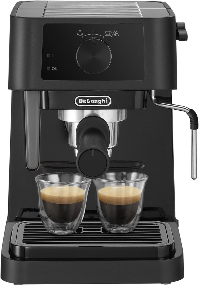 

Кофеварка DeLonghi EC230.BK, Рожковая помповая кофеварка DeLonghi Stilosa EC230.BK
