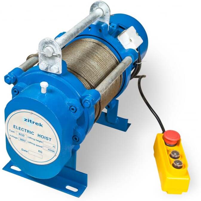

Лебедка ручная Zitrek KCD-500/1000/220v электр [001-5424], Лебедка ручная Zitrek KCD-500/1000/220v электр 001-5424