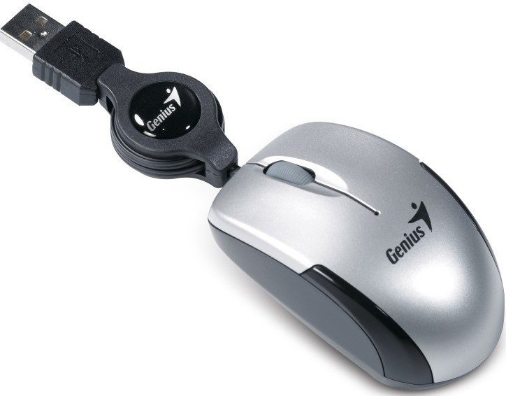 

Мышь Genius Micro Traveler V2 (серебристый), Micro Traveler V2