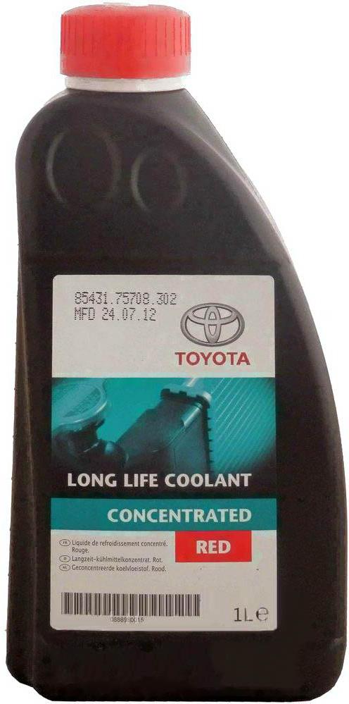 

Антифриз Toyota Long Life Coolant Концентрат 1л красный [0888980015], Long Life Coolant Концентрат 1л