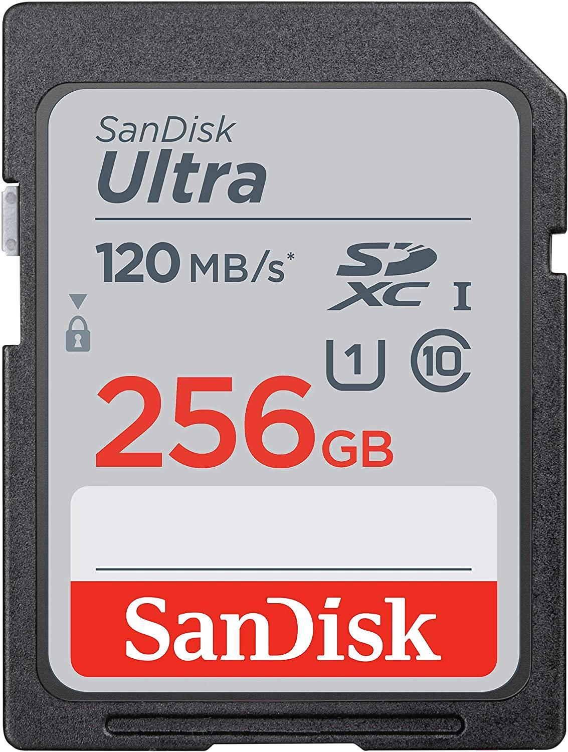 

Карта памяти SanDisk SD 256GB SDXC Class 10 UHS-I Ultra 120MB/s [SDSDUN4-256G-GN6IN], Карта памяти SanDisk SD 256GB SDXC Class 10 UHS-I Ultra 120MB/s SDSDUN4-256G-GN6IN