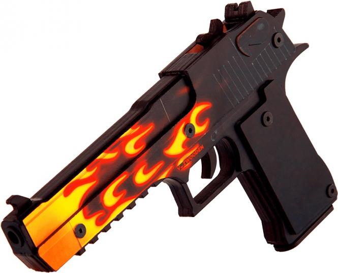 

Игрушка VozWooden Пистолет Active Desert Eagle Пламя [2002-0502], Пистолет Active Desert Eagle Пламя
