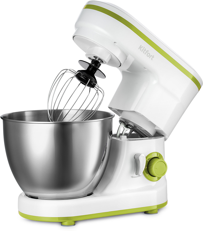 

Миксер Kitfort КТ-3045-2 бело-салатовый, Миксер Kitfort KT-3045-2