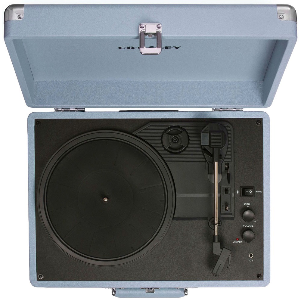

Виниловый проигрыватель Crosley CRUISER DELUXE Tourmaline c Bluetooth [CR8005D-TN], CRUISER DELUXE Tourmaline c Bluetooth