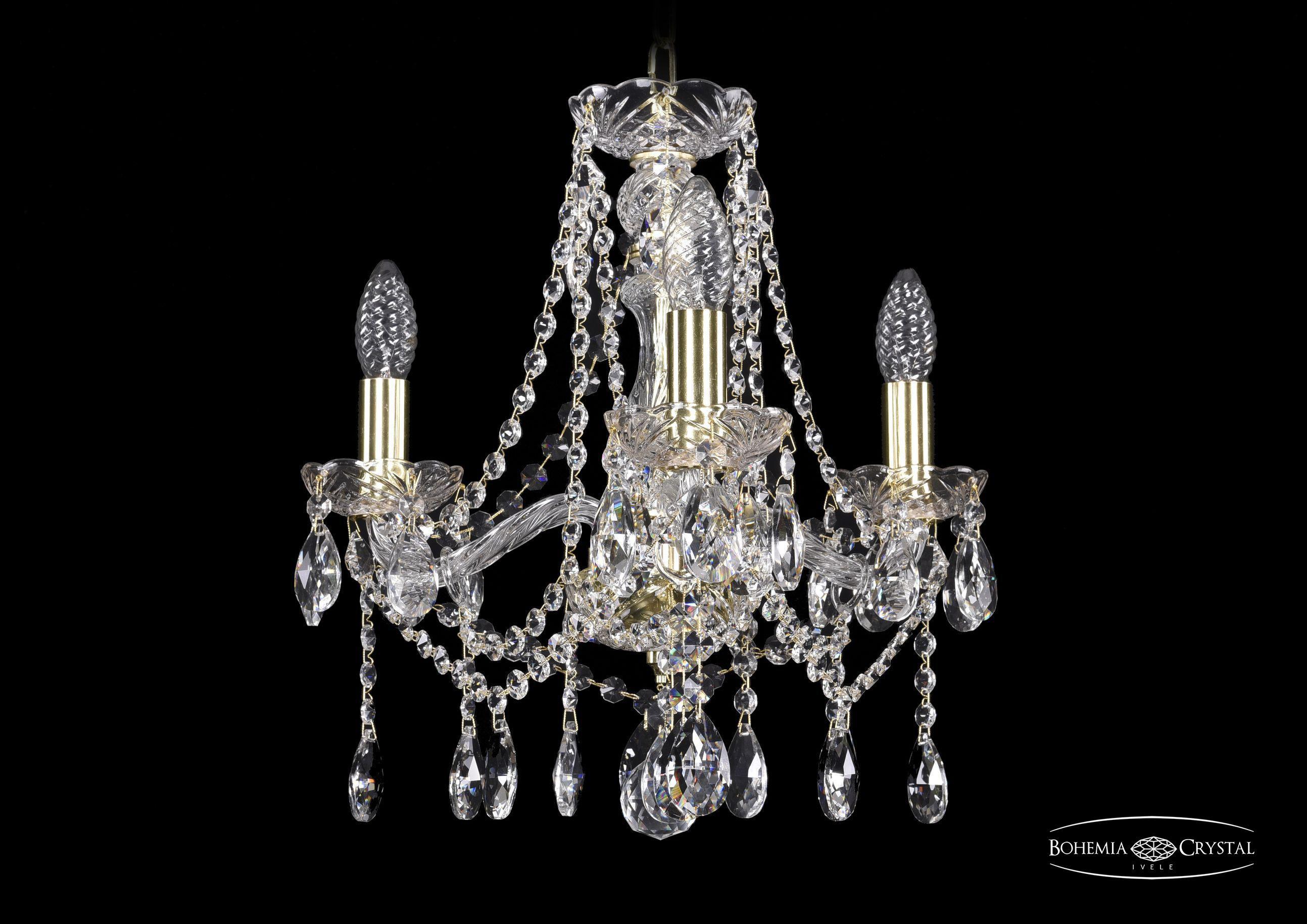 

Подвесная люстра Bohemia Ivele Crystal 1413/3/141/G