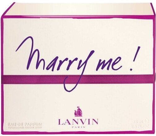 

Парфюмерная вода Lanvin Marry Me! (50мл), Парфюмерная вода Lanvin Marry Me! 50мл