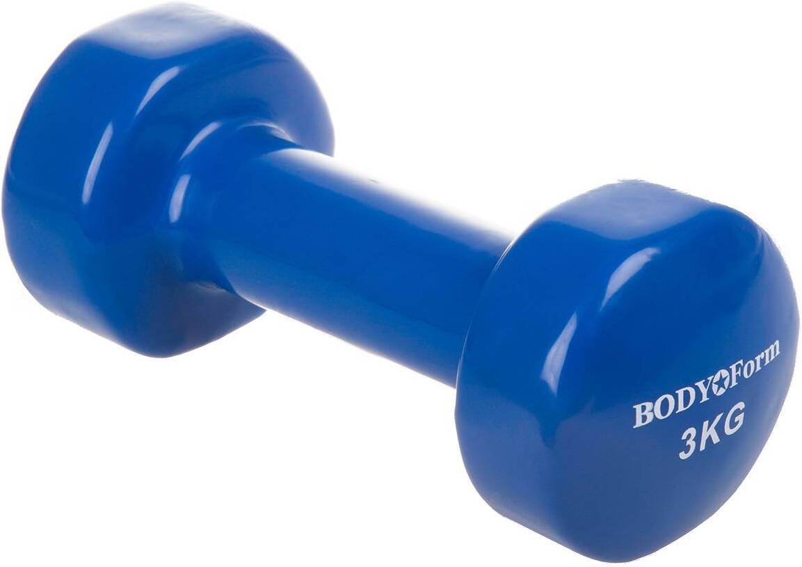 

Гантель виниловая Body Form 3 кг BF-DV01, Гантель Body Form виниловая 3 кг BF-DV01