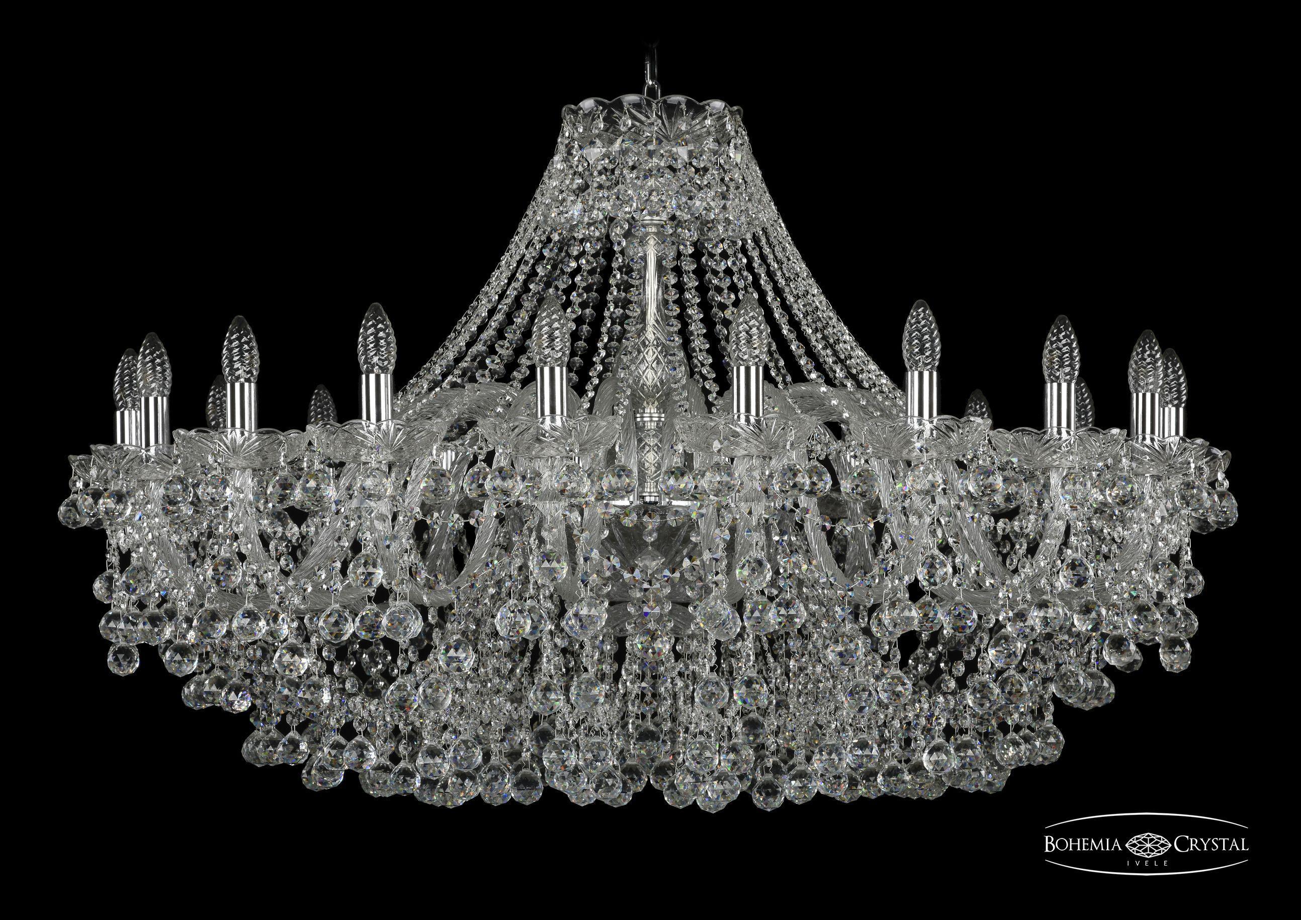 

Подвесная люстра Bohemia Ivele Crystal 1409/20/400/Ni