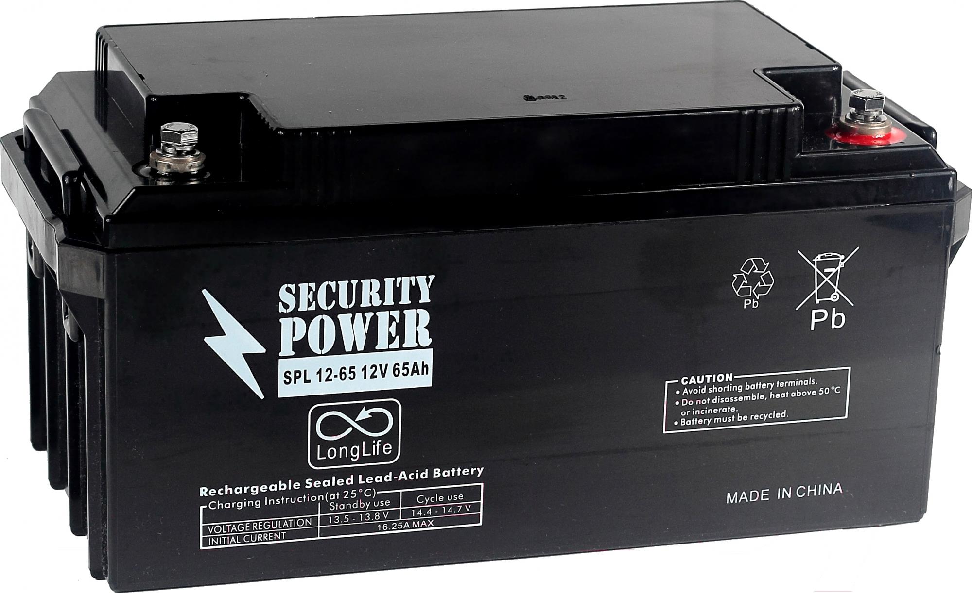 

Аккумулятор для ИБП Security Power SPL 12-65 12V/65Ah, SPL 12-65 12V/65Ah