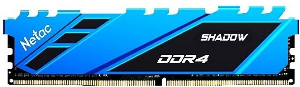 

Оперативная память Netac DDR 4 DIMM 8Gb PC25600 Blue [NTSDD4P32SP-08B], Оперативная память Netac DDR 4 DIMM 8Gb PC25600 NTSDD4P32SP-08B Blue