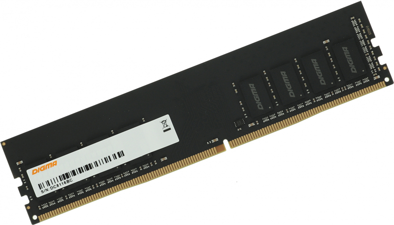 

Модуль оперативной памяти (ОЗУ) Digma DDR4 8Gb DGMAD42666008D RTL