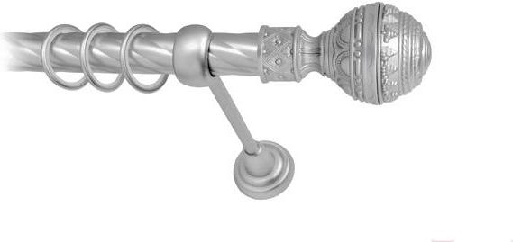 

Карниз Lm Decor Ампир 161 1р витой 25мм 3.2м сатин, Ампир 161 1р витой 25мм 3.2м