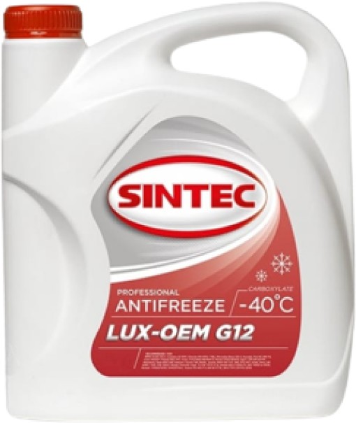 

Антифриз Sintec G12 Lux 10кг красный (756665)