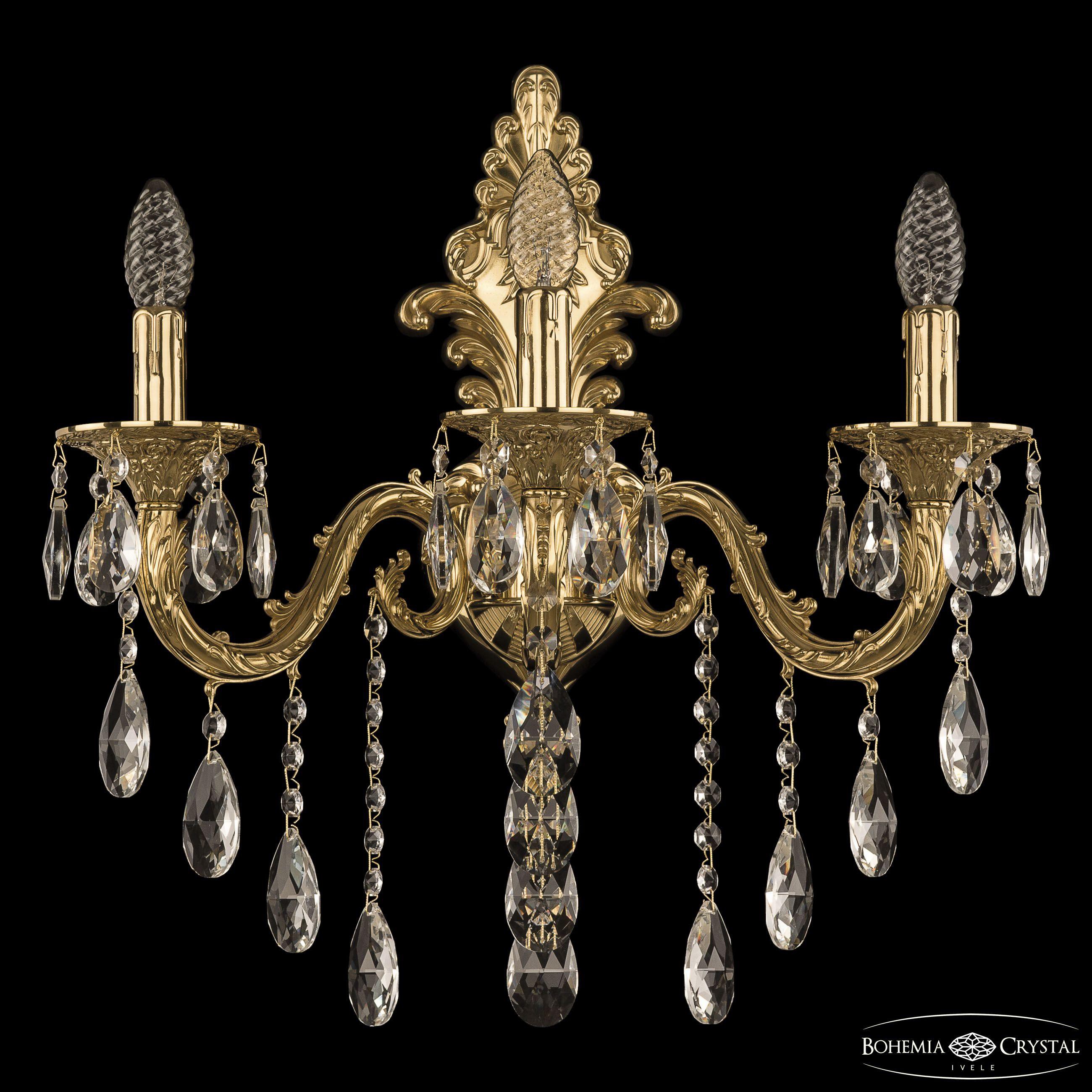 

Бра Bohemia Ivele Crystal 7101B15/3/210 B G