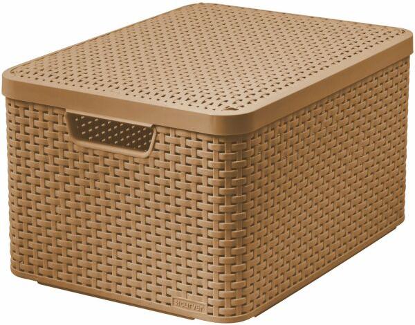 

Корзина Curver с крышкой STYLE BOX L V2 + LID коричневый [211540], с крышкой STYLE BOX L V2 + LID