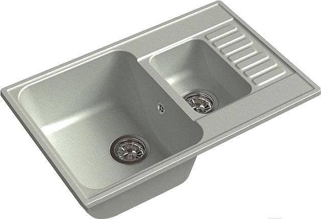 

Мойка кухонная GranFest Quarz GF-Z21K (серый), Кухонная мойка GranFest Quarz GF-Z21K серый
