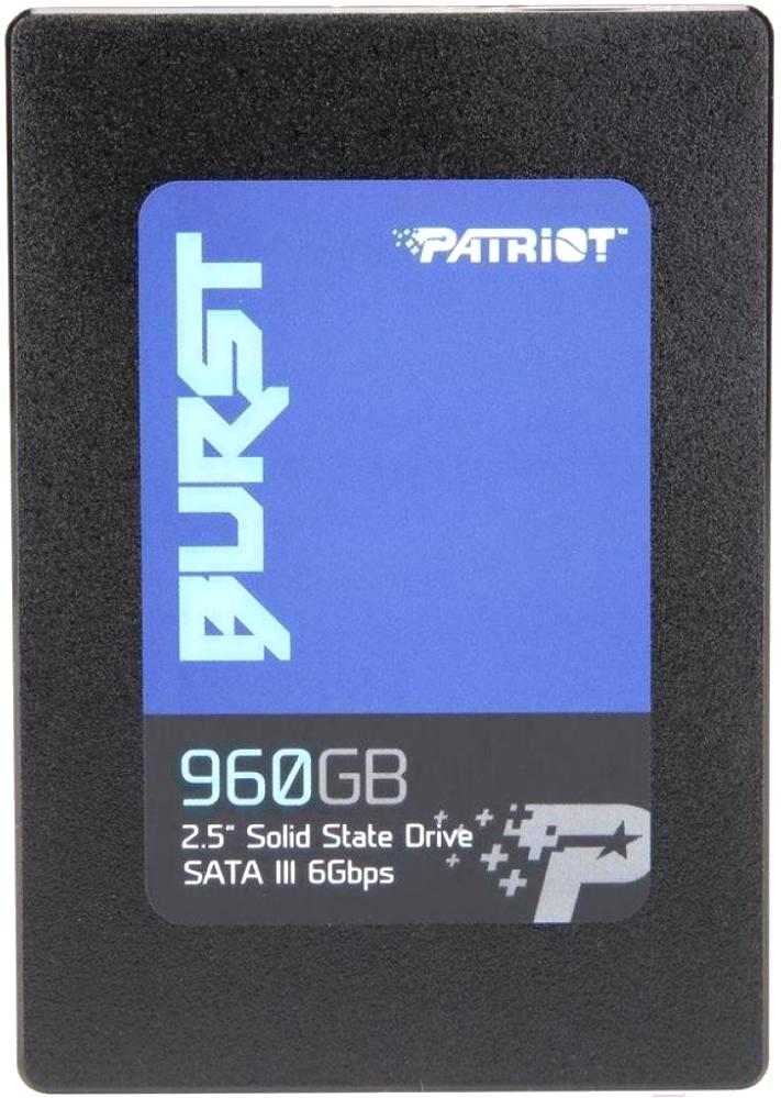 

Внутренний SSD накопитель PATRIOT Burst PBU960GS25SSDR, Burst 960GB