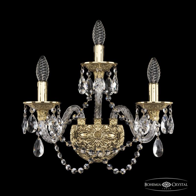 

Бра Bohemia Ivele Crystal 16102B/2+1/165 G, 16102B/2+1/165 G