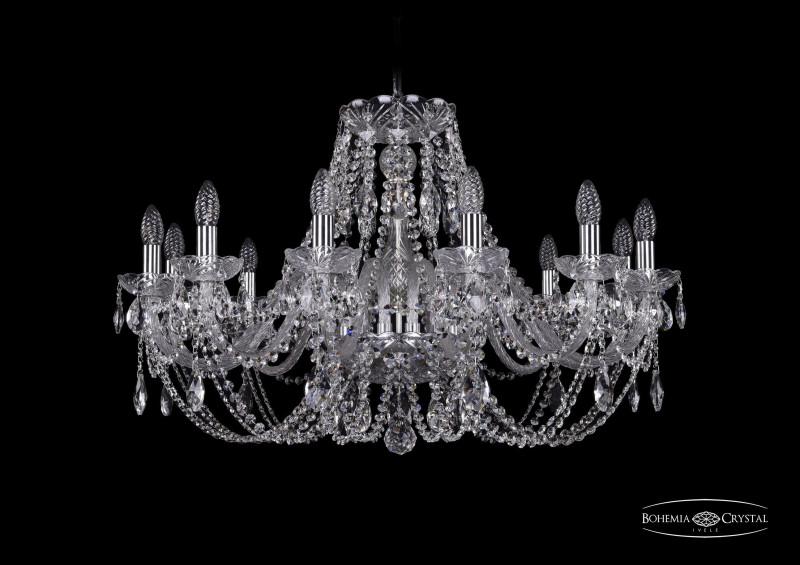 

Подвесная люстра Bohemia Ivele Crystal 1406/12/300/Ni