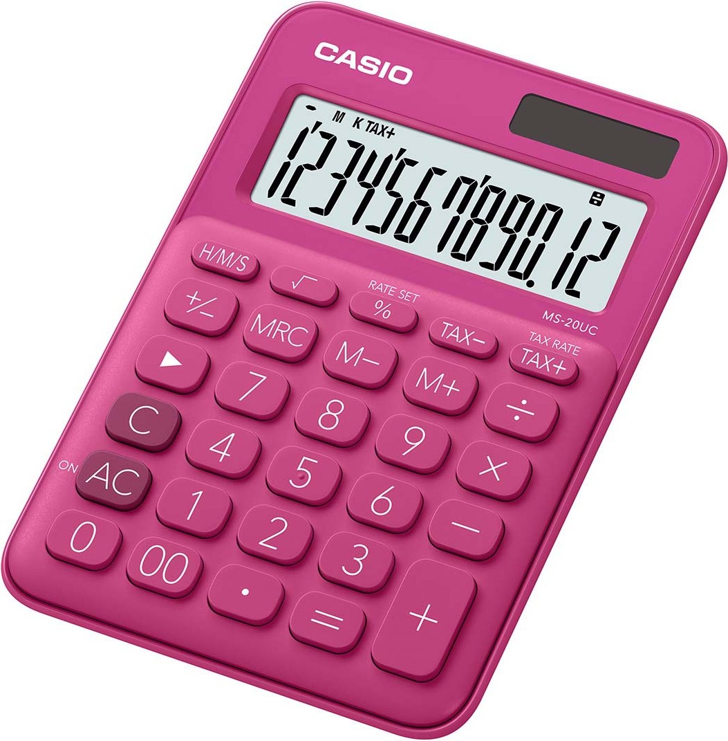 

Калькулятор Casio MS-20UC-RD-S-EC красный