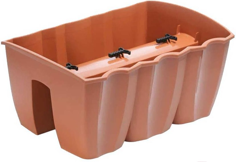 

Кашпо Prosperplast Crown DCRO400-R624 (коричневый)