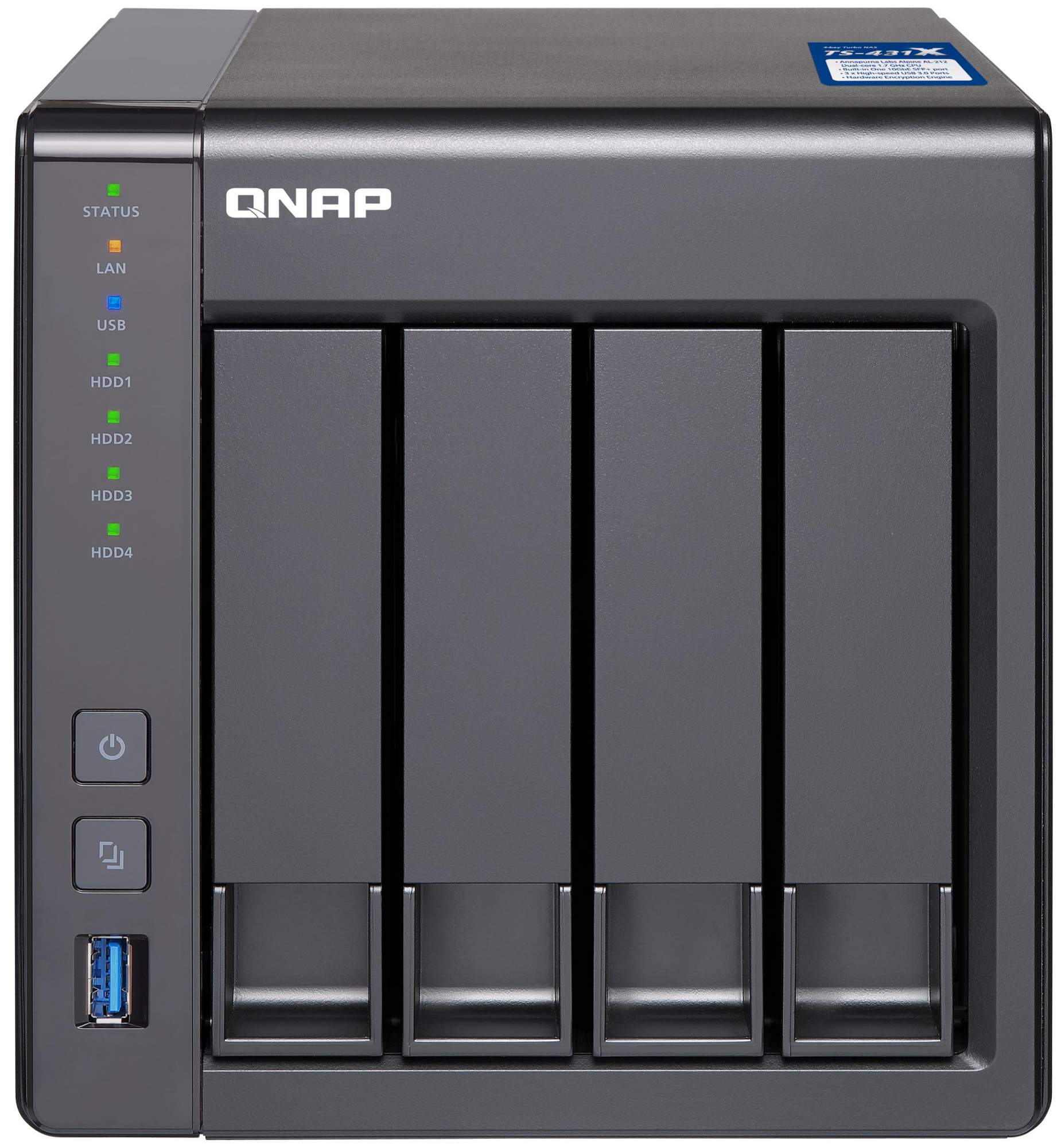 

Сетевой накопитель QNAP TS-431X2-8G, TS-431X2-8G