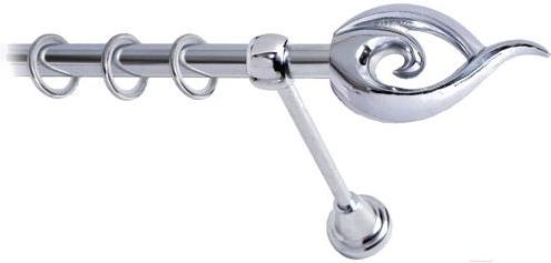

Карниз Lm Decor Наутилус 012 1р гладкий 2м хром, Наутилус 012 1р гладкий 16мм 2.0м