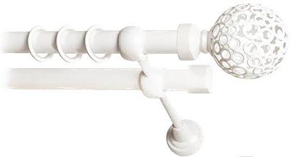 

Карниз Lm Decor Ажур 095 2р гладкий 25/19мм 2.4м белый глянец
