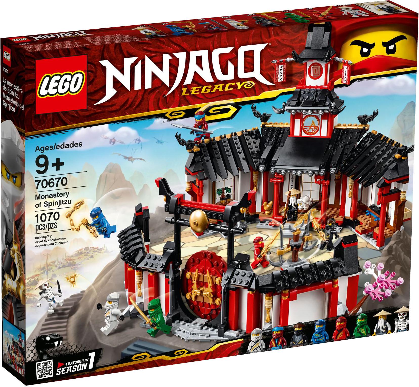 

Конструктор Lego Ninjago Монастырь Кружитцу 70670, Ninjago Монастырь Кружитцу