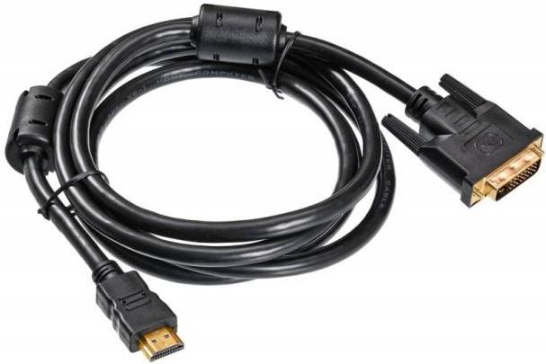 

Кабель Buro HDMI-19M-DVI-D-1.8M, HDMI-19M-DVI-D-1.8M