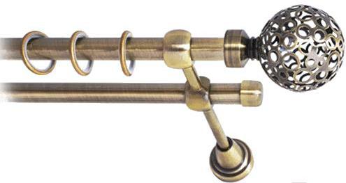 

Карниз Lm Decor Ажур 095 2р гладкий 1.6м антик, Ажур 095 2р гладкий 16мм 1.6м