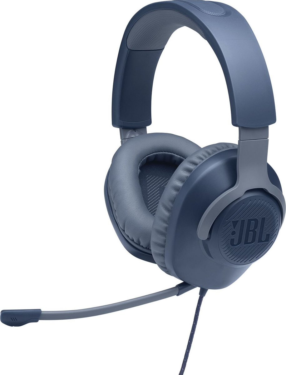 

Наушники JBL 100 Blue [JBLQUANTUM100BLU], Наушники JBL Quantum 100 (синий)
