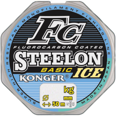 

Леска монофильная KONGER STEELON FC BASIC ICE 50 м 0,18 мм [232050018], Леска монофильная KONGER STEELON FC BASIC ICE 50 м 0,18 мм 232050018