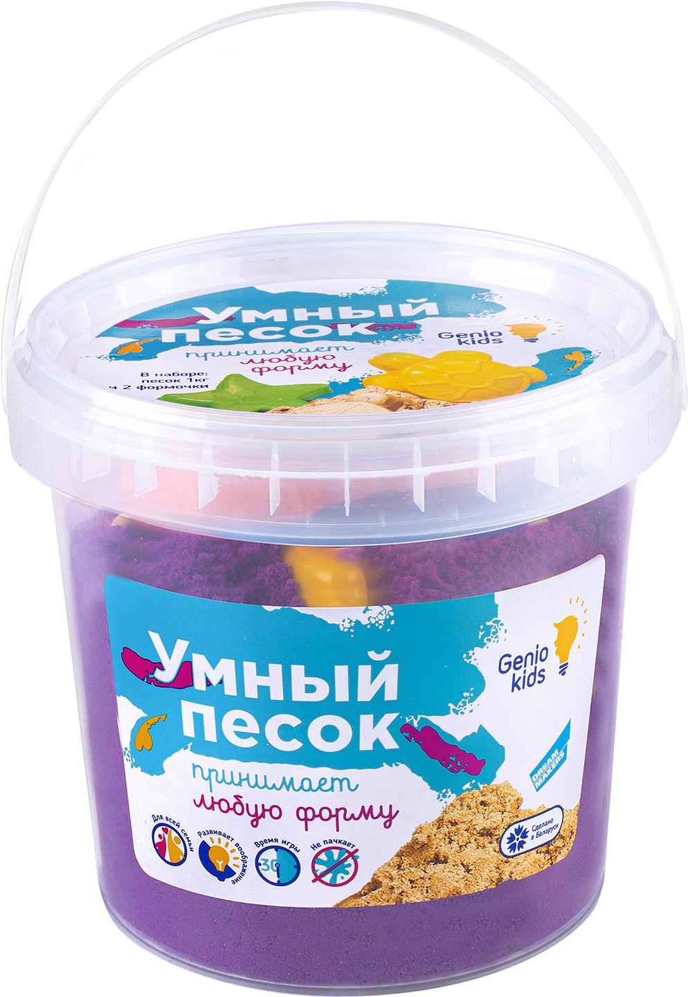 

Набор для творчества Genio Kids Умный песок 1 фиолетовый [SSR102], Набор для творчества Genio Kids Умный песок 1 SSR102 фиолетовый
