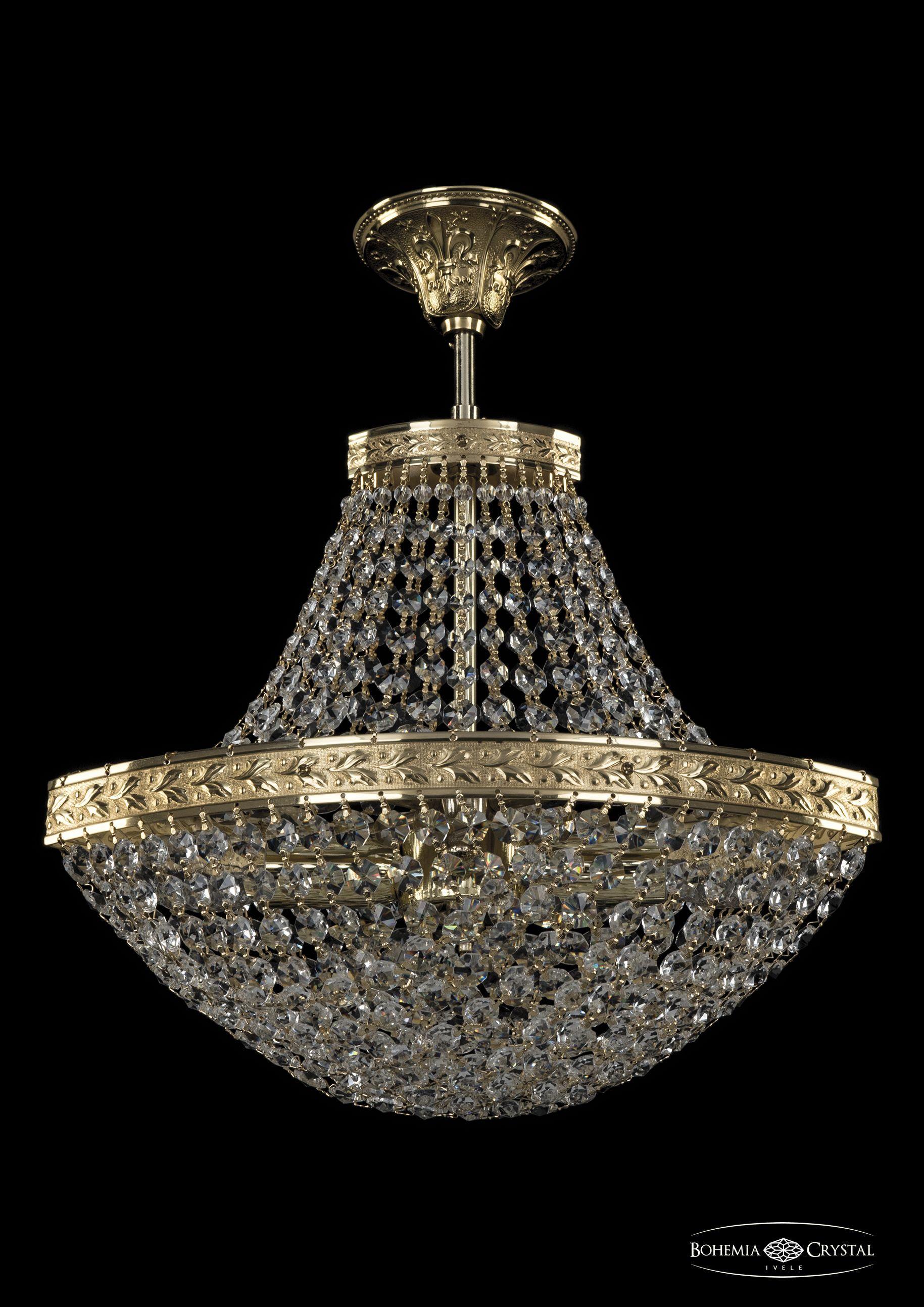 

Люстра на штанге Bohemia Ivele Crystal 19323/H1/35IV G