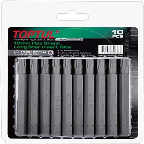 

Насадка слесарная Toptul TORX T55 75мм [FSEB1255G], Насадка слесарная Toptul TORX T55 75мм FSEB1255G
