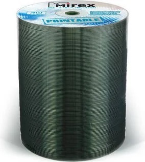 

Оптический диск Mirex DVD+R 4.7Gb 16x Printable 100 шт [UL130089A1T], Оптический диск Mirex DVD+R 4.7Gb 16x Printable 100 шт UL130089A1T