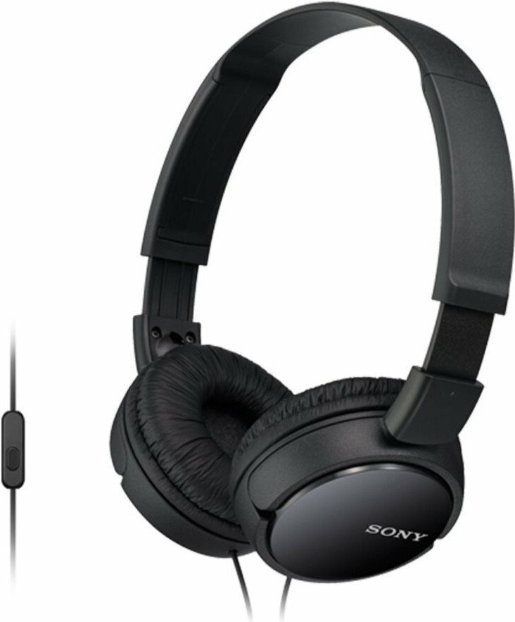 

Наушники с микрофоном Sony MDR-ZX110AP (черный), Наушники Sony MDR-ZX110AP MDRZX110APB.CE7 черный