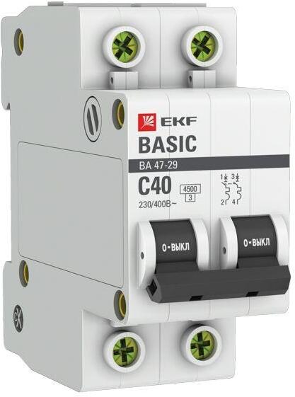 

Выключатель нагрузки EKF mcb4729-2-40C
