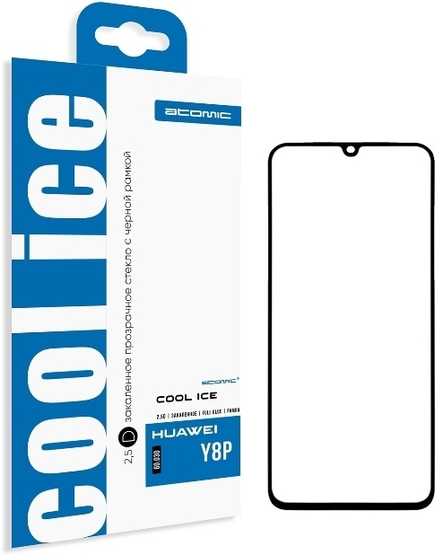 

Защитное стекло Atomic COOL ICE 2.5D для Huawei Y8P/Enjoy Y8/P Smart S [60.030], Защитное стекло Atomic COOL ICE 2.5D для Huawei Y8P/Enjoy Y8/P Smart S 60.030