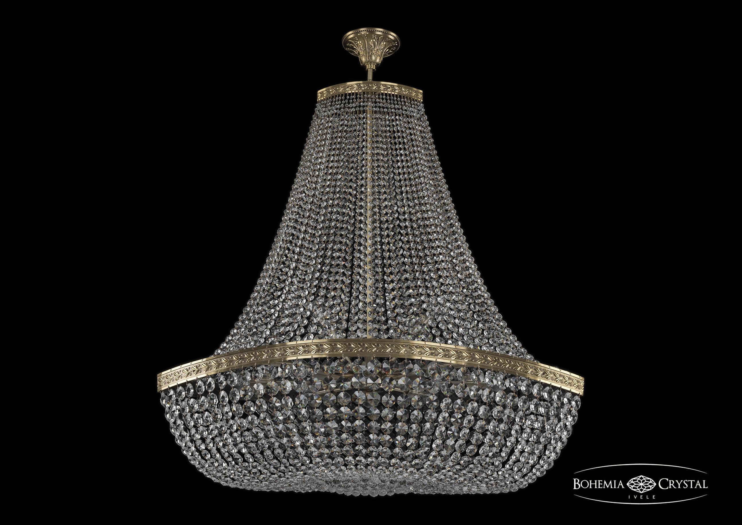 

Люстра на штанге Bohemia Ivele Crystal 19283/H2/100IV Pa