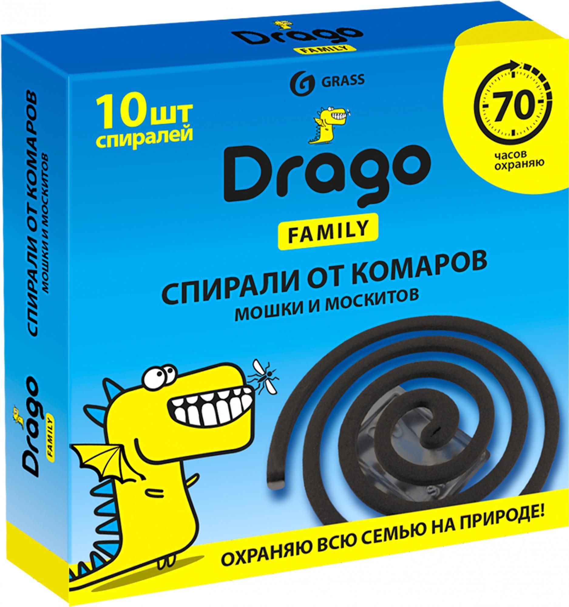 

Спираль от комаров Grass Эффект Drago (NS-0004)