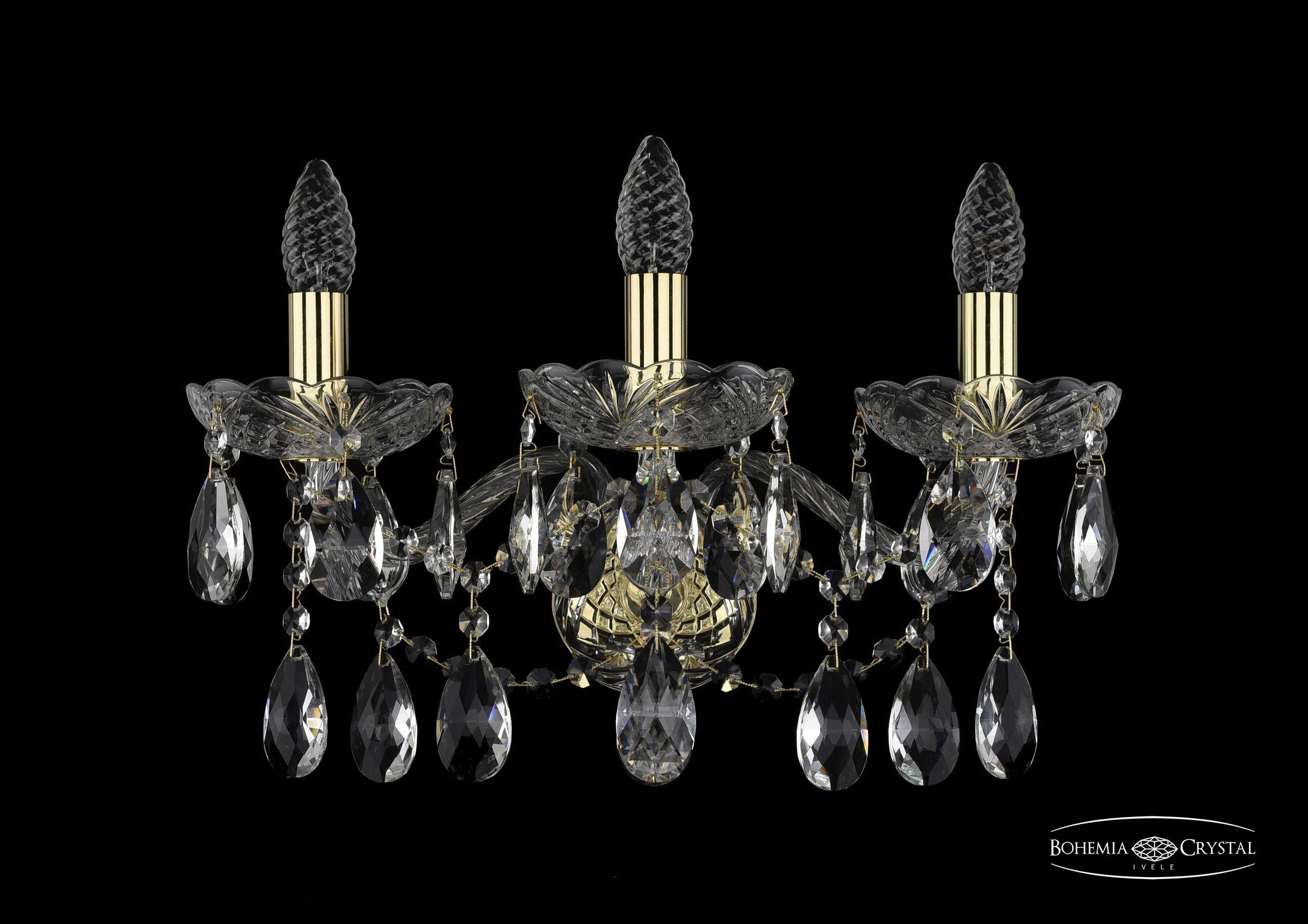 

Подвесная люстра Bohemia Ivele Crystal 1413B/3/165/XL/G, Бра Bohemia Ivele Crystal 1413B/3/165/XL/G