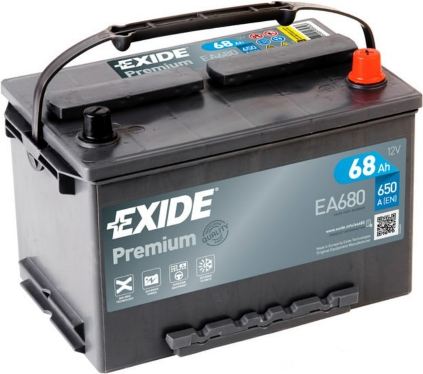 

Аккумулятор Exide Premium EA680