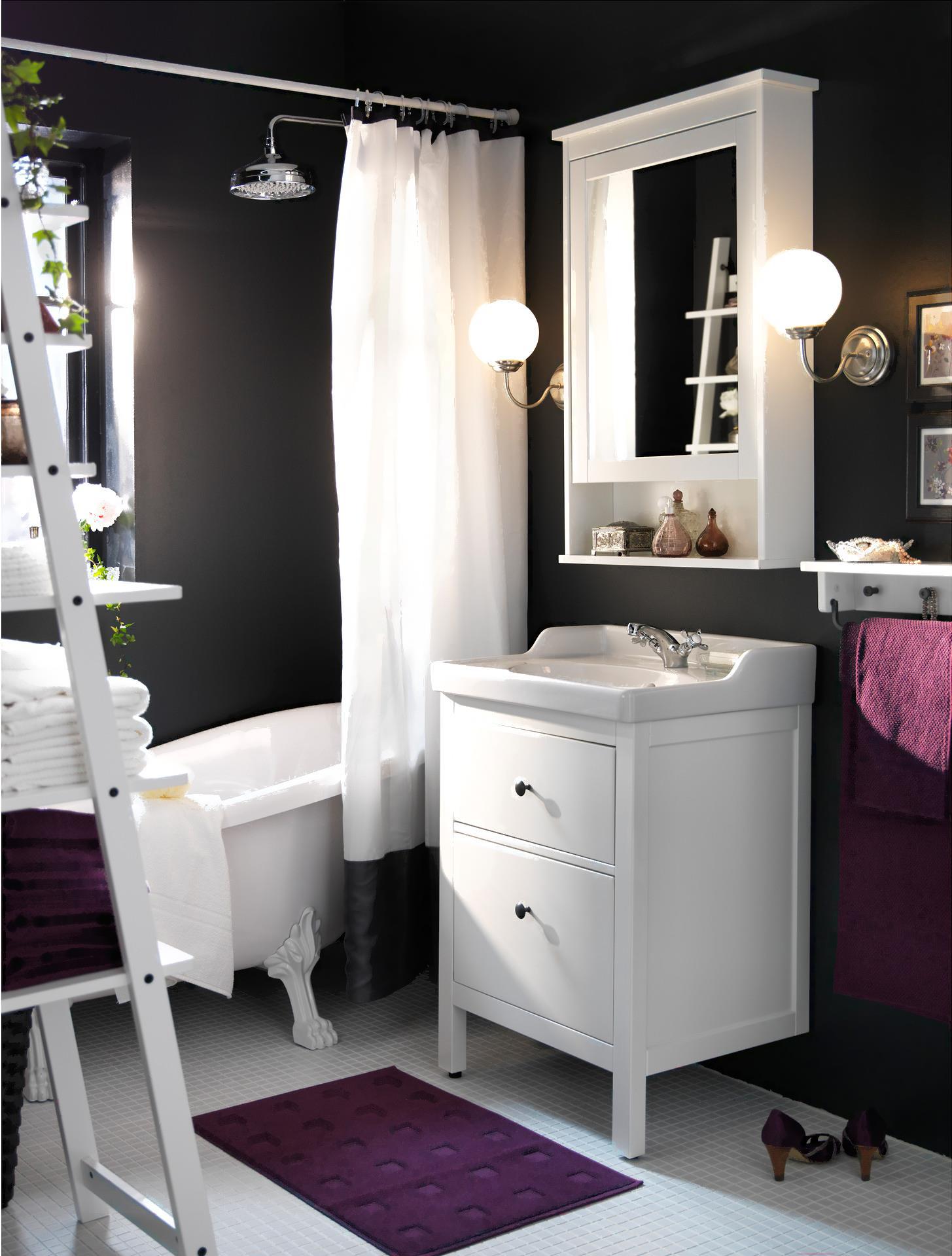 

Шкаф с зеркалом IKEA Хемнэс [603.690.14], Хемнэс
